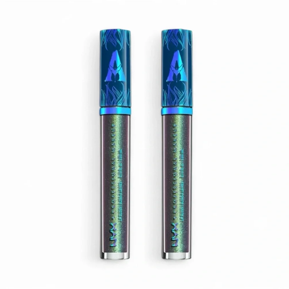 X2 NYX Makeup Avatar: The Way of Water Bioluminescent Lip Gloss ilu-minate NEW
